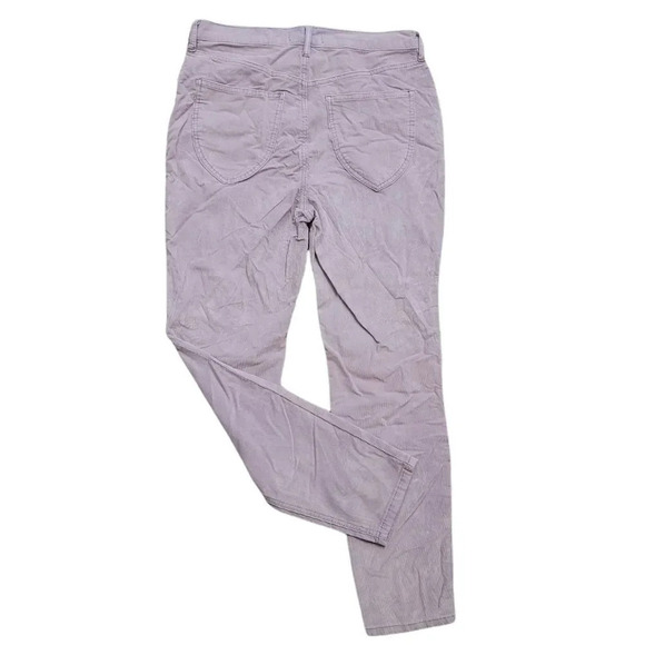 Free People Women's Sun Chaser Corduroy Skinny Ankle Jeans In Frosted Lilac - Picture 9 of 11